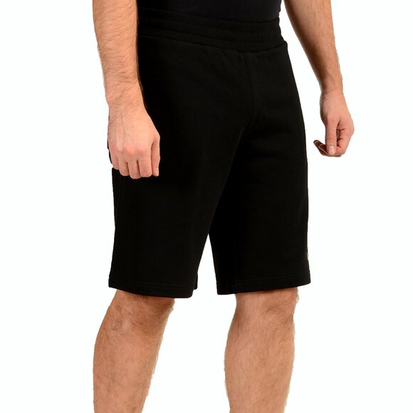 Versace Men's Black & Gold Medusa Logo Sweat Shorts US 2XL IT 56 - Picture 2 of 5